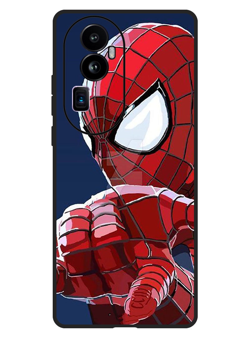 Theodor Protective Case Anti Scratch Shock Proof Bumper Cover For Oppo Reno 10 Pro Plus Spiderman - Image 1