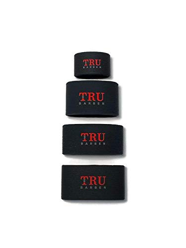 TRU BARBER clipper bands 4 PCS, clipper sleeve for barbers, clipper sleeve for barber tools, non slip, heat resistant (Black) - Image 5