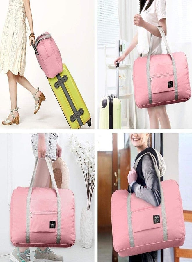 MG MART® Folding Fabric Travel Bags Foldable Reusable Large Carry Tote Bag & Waterproof Shoulder Hand Duffel Bag Wind Blows Foldable Luggage Bag Wind Luggage Bag (Color May Vary) - Image 3