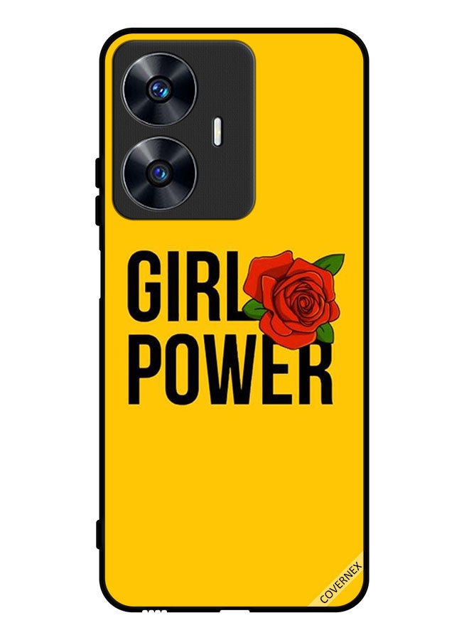 Covernex Protective Case Cover For Realme C55 Girl Power Yellow - Image 1