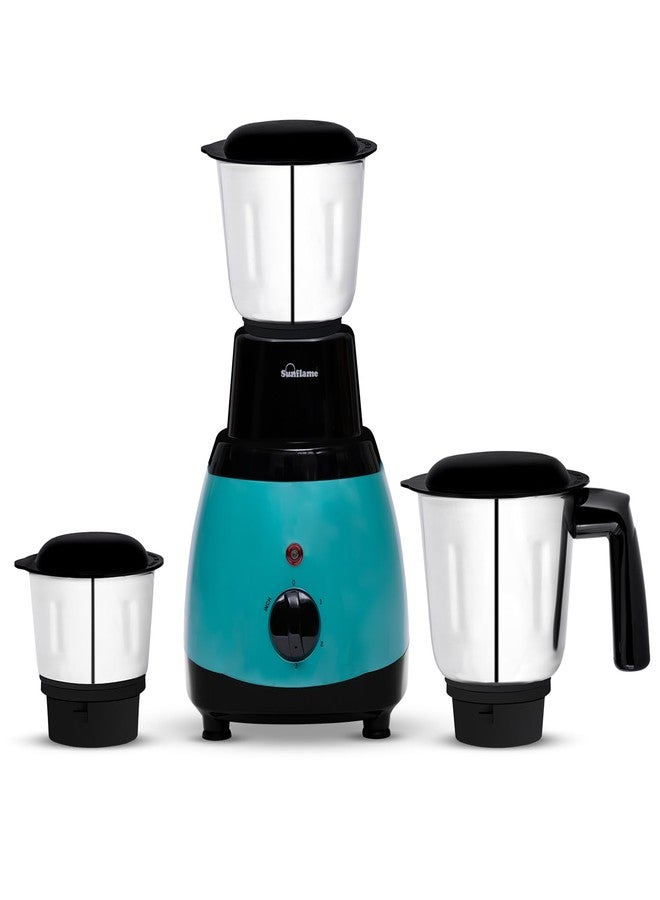 Sunflame MG50 Mixer Grinder | Powerful 500W Motor | Easy-to-Clean Removable Blades | 3 Multi-Utility Jars | 3 Speed Settings | Compact Size | Leak-Proof Lids | Two-Year Coverage - Image 1