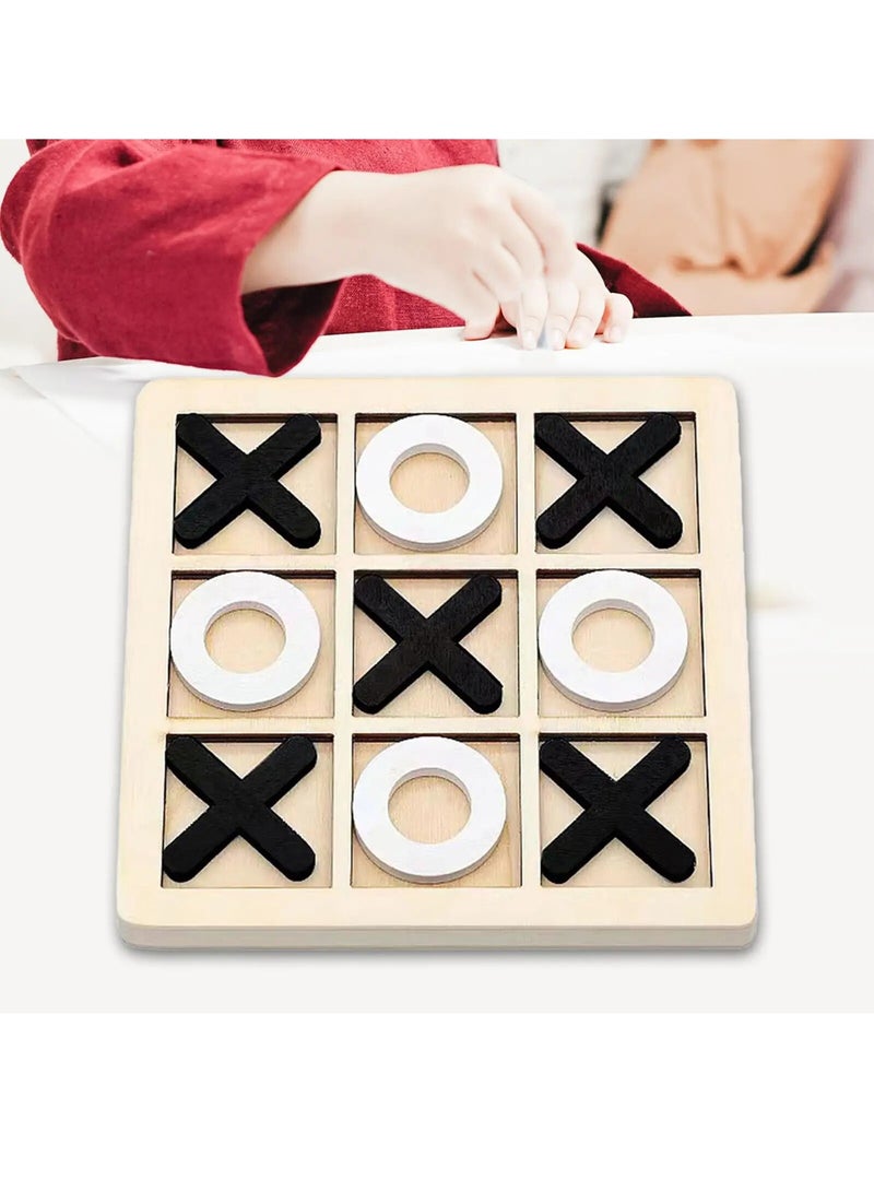 An Interactive Wooden XO Game Suitable For Adults and Children Small Size 14X14 CM One Piece - Image 2