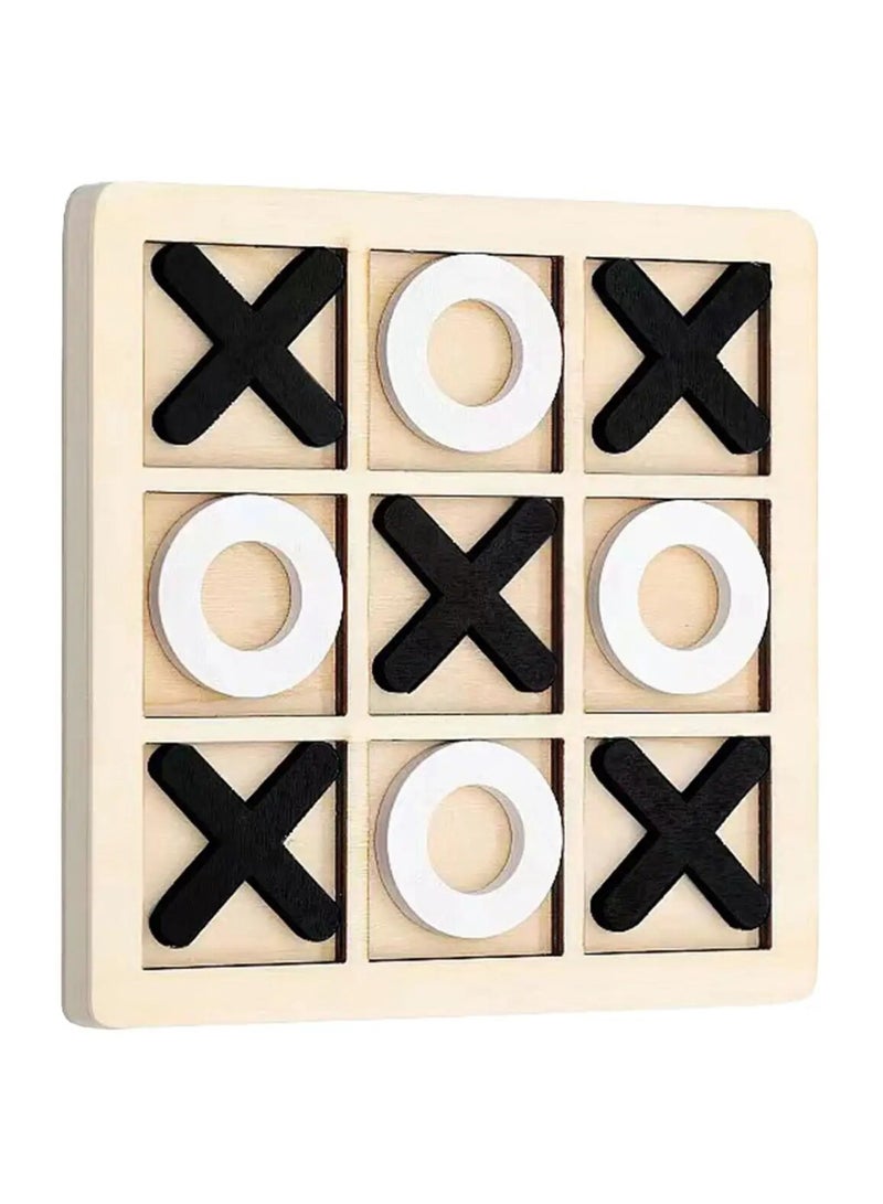 An Interactive Wooden XO Game Suitable For Adults and Children Small Size 14X14 CM One Piece - Image 1