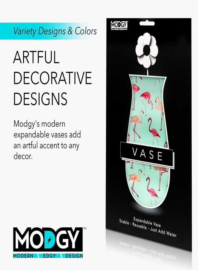 MODGY Expandable Flower Vase Plastic Decorative Modern Vases for Flowers Centerpieces Dining Table Decor Living Room Bathroom Wedding Office, PinkyDo - Image 5