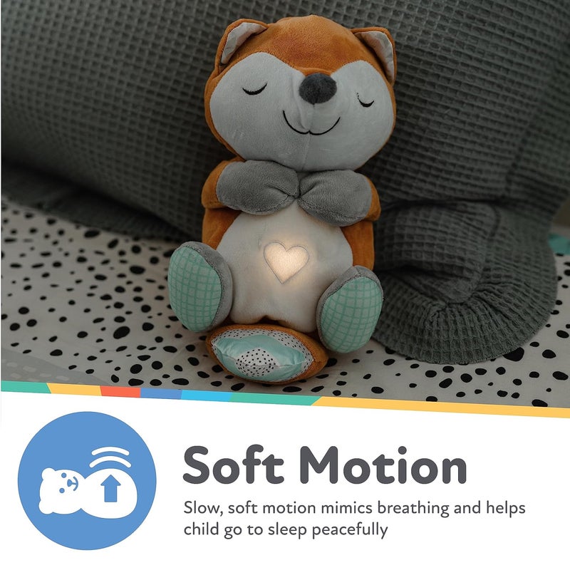 Nuby Lifelike Animated Sleeping Fox with 8 Soothing Lullabies  4 Calming White Noises 30 Min NonStop - Image 2