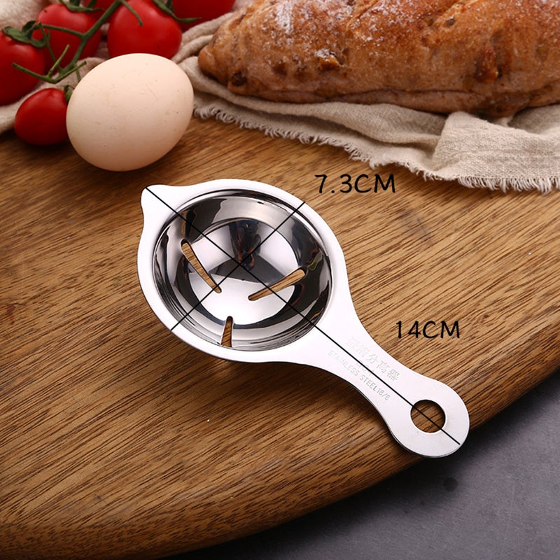 2pcs Portable Separator Divider Extractor Stainless Steel Yolk Sieve for Cooking Baking Kitchen - Image 5
