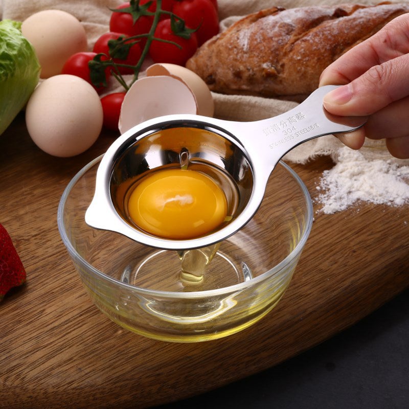 2pcs Portable Separator Divider Extractor Stainless Steel Yolk Sieve for Cooking Baking Kitchen - Image 4