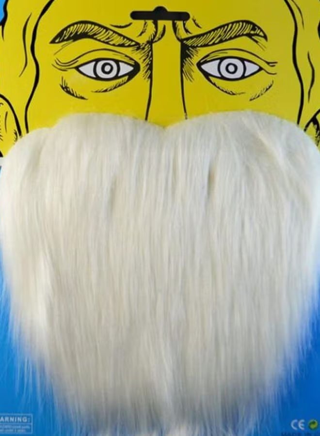 Rally Long white beard costume - suitable for costumes, parties and special occasions, easy to apply and lightweight  - Image 2