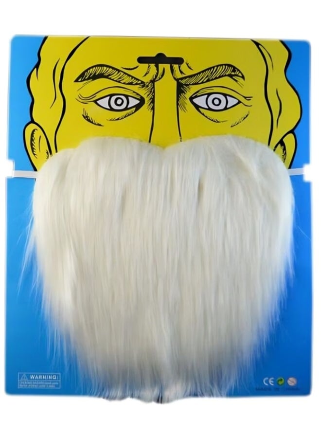 Rally Long white beard costume - suitable for costumes, parties and special occasions, easy to apply and lightweight  - Image 1