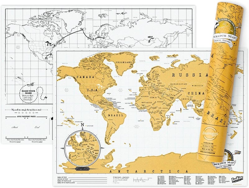 Luckies Scratch Map - Travel Edition - Image 2