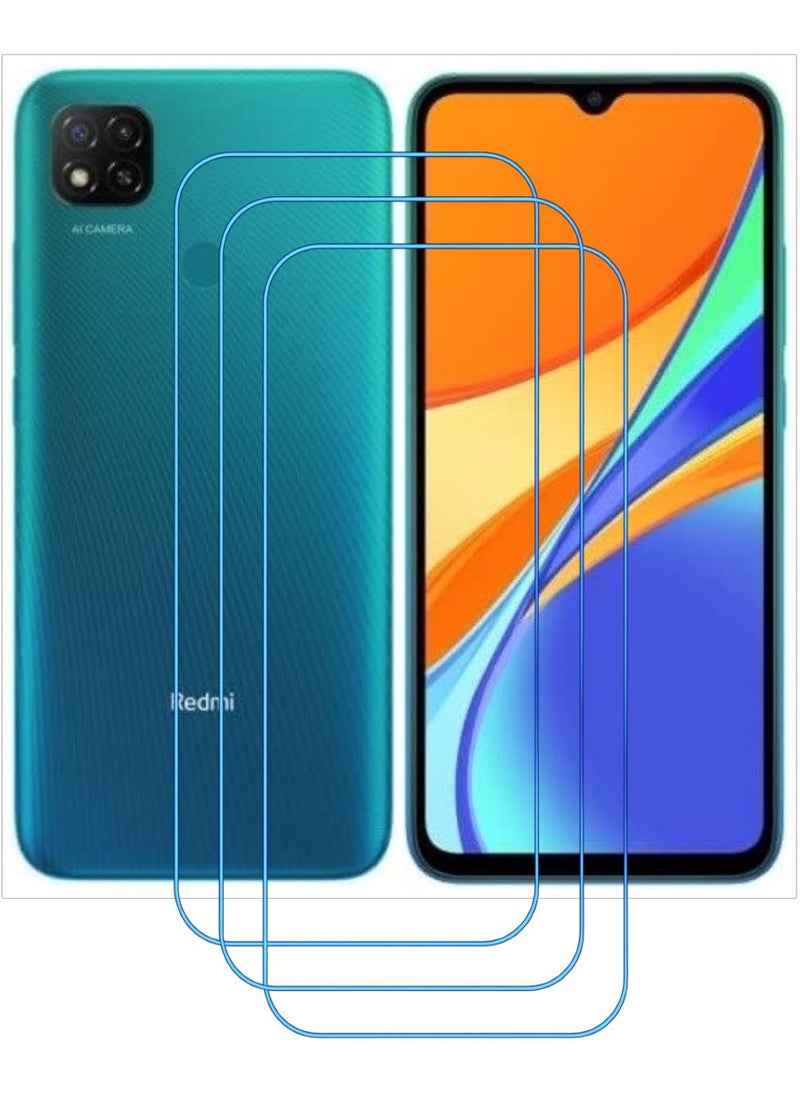 ACLIX 3 Pieces Antistatic ESD Dustproof Premium Quality High Definition Clear Tempered Glass Screen Protector Designed For Xiaomi Redmi 9C - Image 1