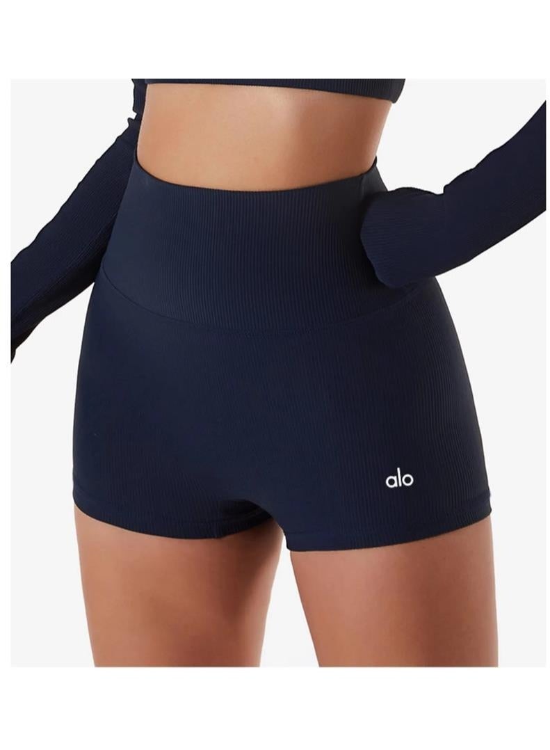 alo ALO elasticated breathable ultra-thin yoga shorts  - Image 2
