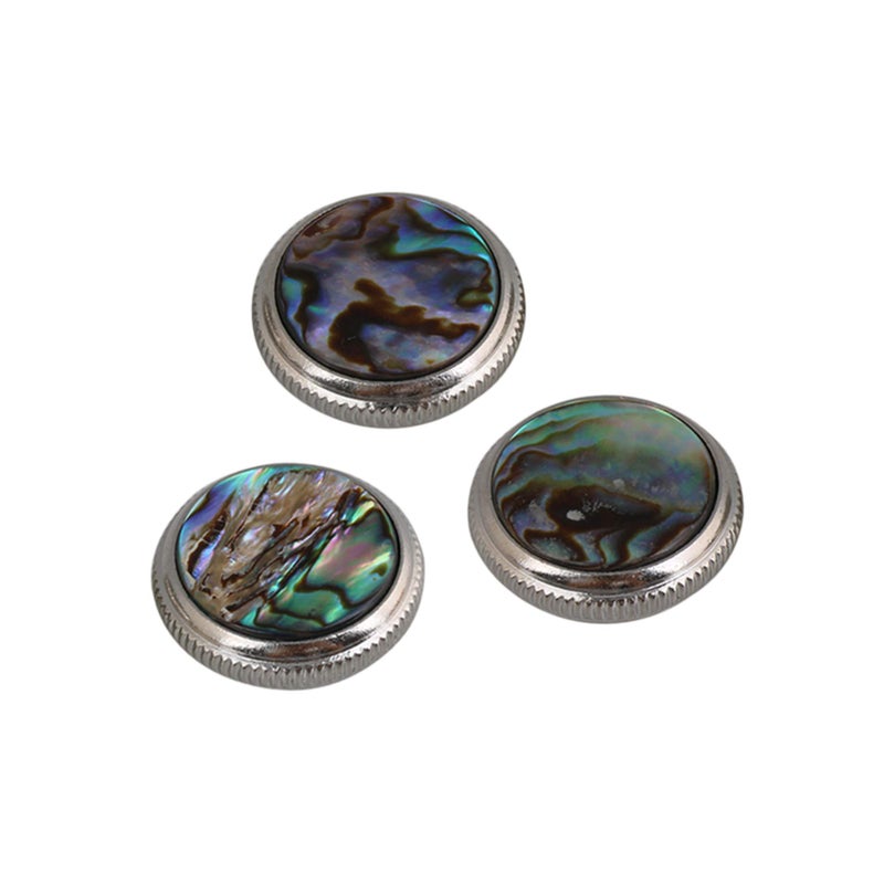Mxfans 3pcs Abalone Shell Finger Key Buttons Colorful for Trumpet Replacement - Image 2
