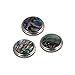 Mxfans 3pcs Abalone Shell Finger Key Buttons Colorful for Trumpet Replacement - Image 3
