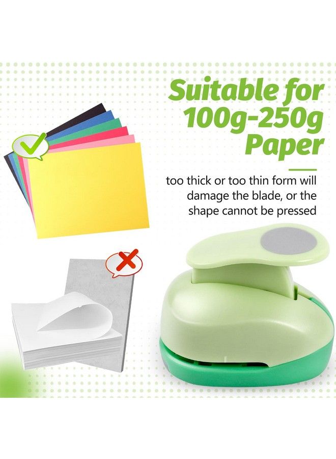 UCEC مثقاب دائرة 2 بوصة للحرف الثقافية لثقب الورق مثقاب كبير زخرفي للأطفال لعمل البطائق وتجميع الألبومات (شكل توليب) - Image 4