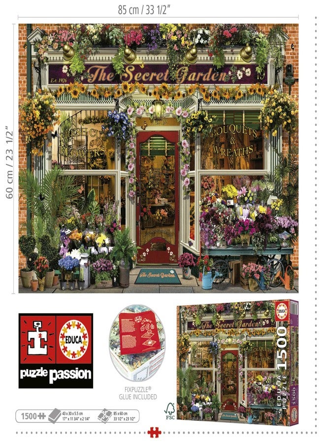 Educa - The Secret Garden | 1500 Piece Puzzle for Adults. Measurements: 33,46" x 23,62". 14 Years Old (19940) - Image 3