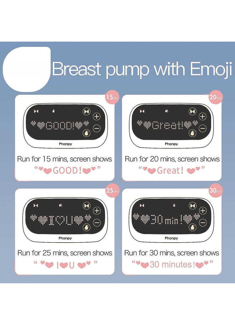 New Hands-Free Wearable Pump with 4 Modes and 8 Levels, Breast Pump