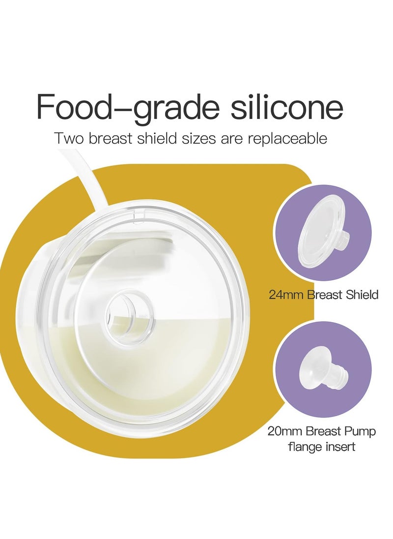 New Hands-Free Wearable Pump with 4 Modes and 8 Levels, Breast Pump