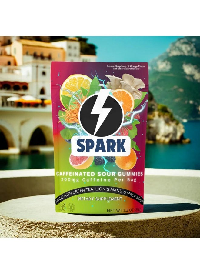 Spark Spark Caffeinated Sour Gummies - 5 pack  - Image 1