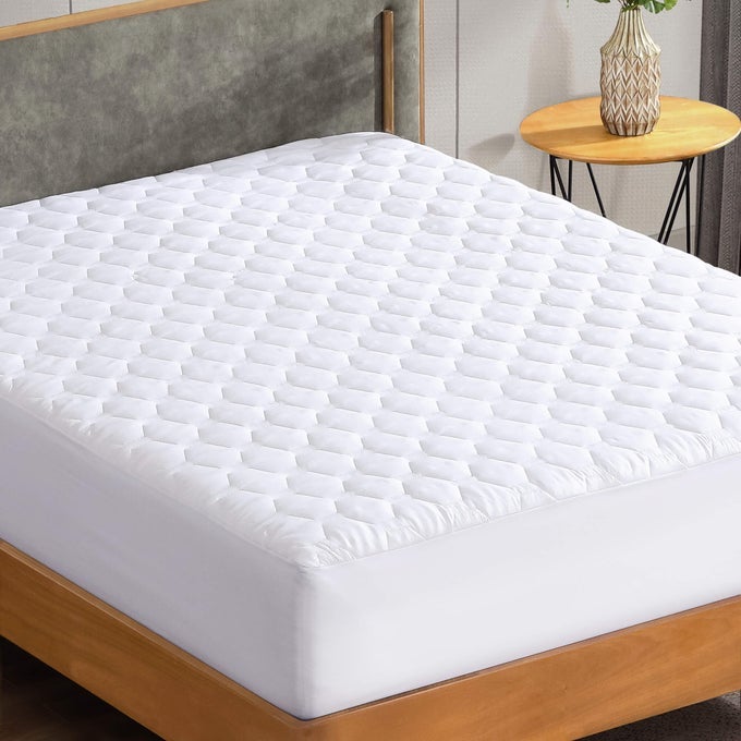 COLLECTION RV 48 X 75 SIZE HYBRID MATTRESS PROTECTOR PAD SOFT AND COMFORTABLE BED SHEET COVER THAT RESTORES THE BEAUTY OF YOUR MATTRESS WHILE PROTECTING FROM STAINS DUST AND DIRT