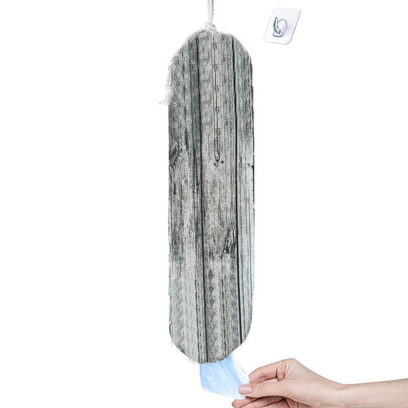 حقيبة تخزين أكياس القمامة في المطبخ حقيبة تسوق قابلة للغسل كبيرة معلقة على الحائط سهلة الاستخراج حقيبة تخزين بلاستيكية - Image 1