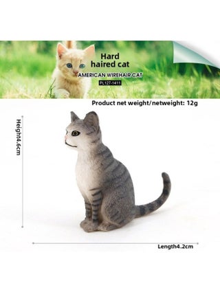 Children's Simulation Animal Model Pet Cat Black And White Cat Persian Cat Siamese Cat Yin And Yang Eye Cat Cognitive Toy Ornaments-Color:PL127-1411 Bristle Cat - pzsku/Z5BF7FFE6B72DC837DA37Z/45/1745641629/84e398dc-c8a8-45fb-b7e1-977aabf12ce0
