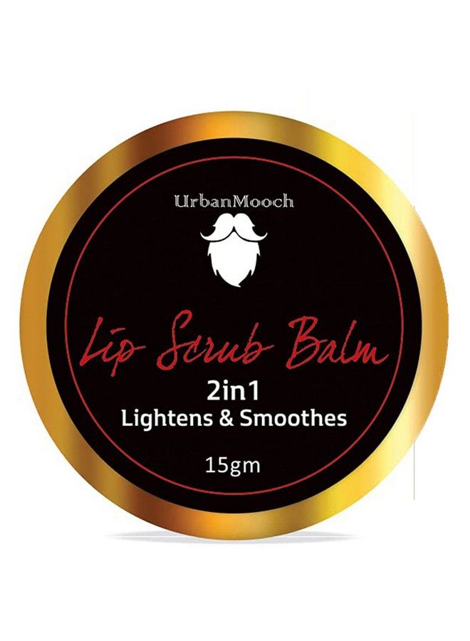 UrbanMooch Lip Scrub Balm Lightening And Brightening Dark Lips For Men Dry Lips/Smoker/Chapped Lips 15 G - Image 2