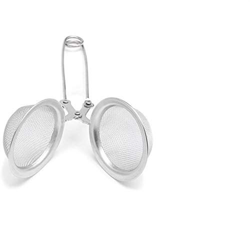 SWISSO Stainless Steel Tea Strainer Spring Mesh Ball Enclosure Access Box Small Strainer Silver - Image 5