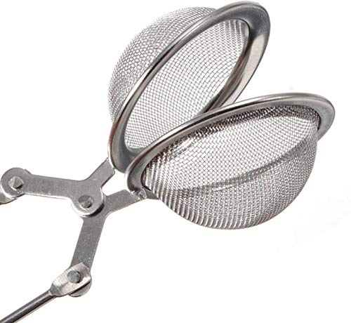 SWISSO Stainless Steel Tea Strainer Spring Mesh Ball Enclosure Access Box Small Strainer Silver - Image 4