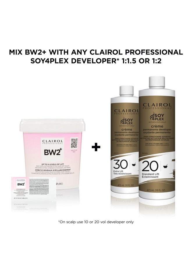 Clairol Professional - Clairol Professional BW2+ Dedusted Extra Strength Powder Lightener for Hair Highlights, 32 oz. - Image 1