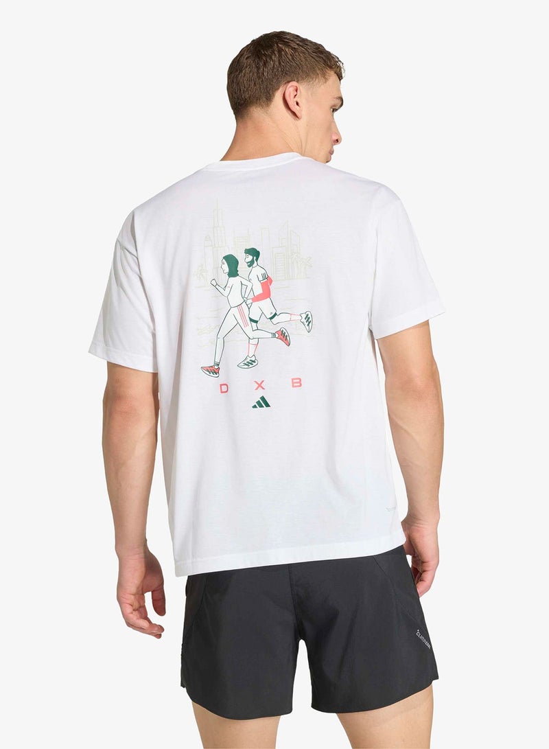 Adidas Running Dubai Graphic T-Shirt - Image 4