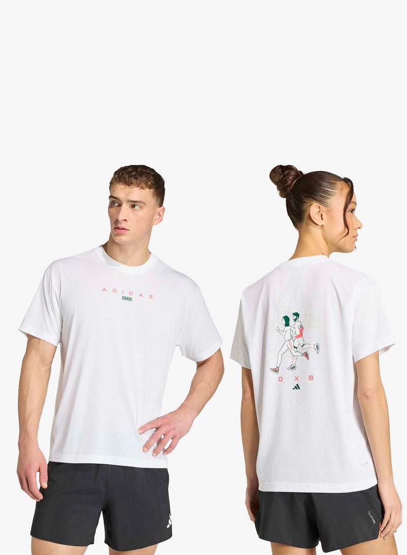 Adidas Running Dubai Graphic T-Shirt - Image 2