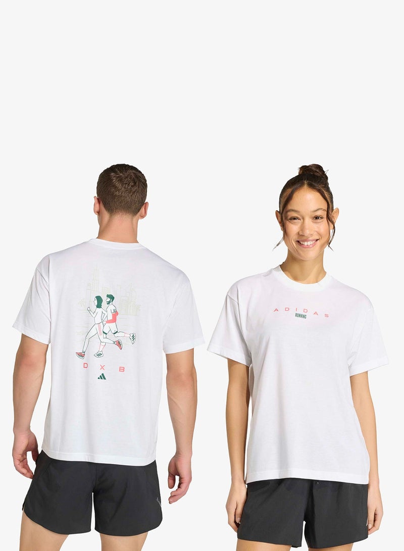 Adidas Running Dubai Graphic T-Shirt - Image 1