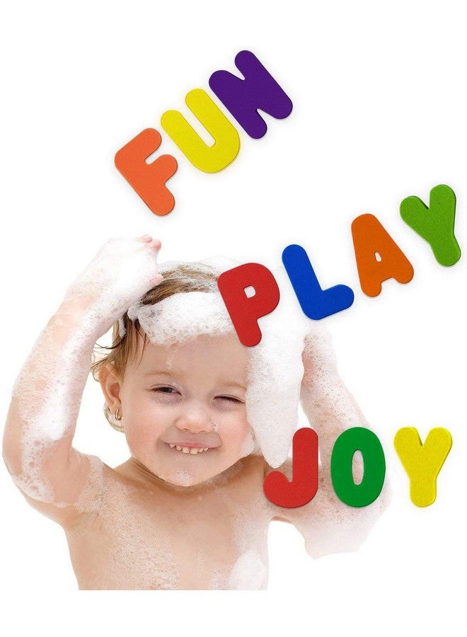 BabyBibi 36 PCS Stick-On Foam Bath Letters and Numbers - Non-Toxic, BPA Free, No Mold Bath Tub Toys - Colorful, Educational, Fun ABC Bath Toys for Toddlers & Babies - Image 5