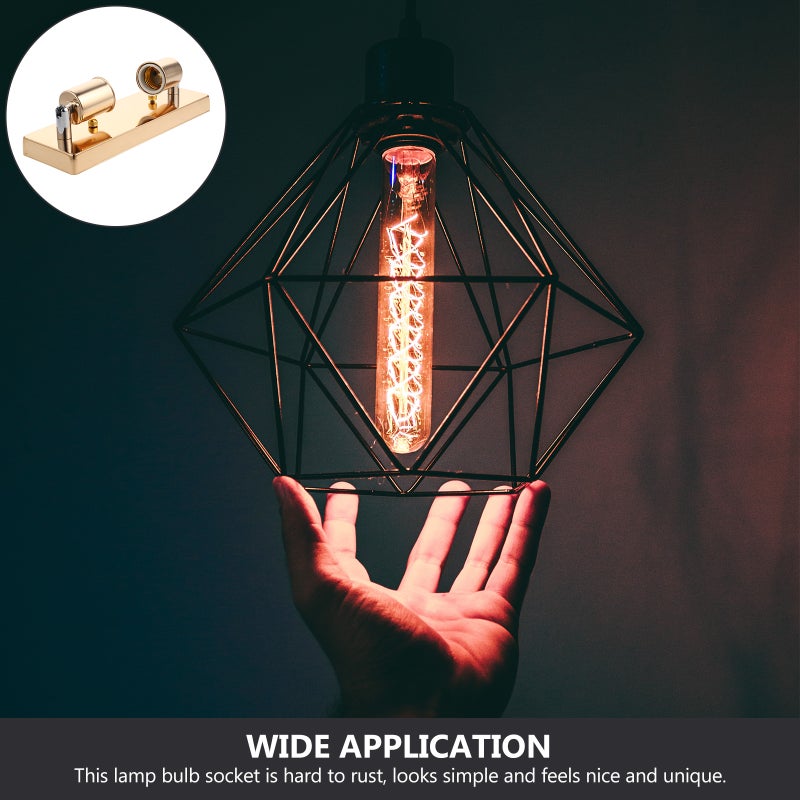 2pcs Ceiling Mount Lamp Holder Light Bulb Holder Thickened Screw Lamp Holder Supply - Image 4