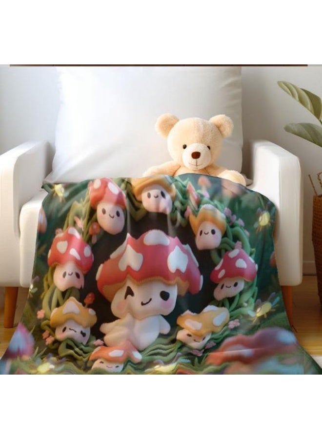 general Baby and children's cartoon flannel thin blanket (warm and comfortable, suitable for sleep, game use) 70cm*100cm - Image 5