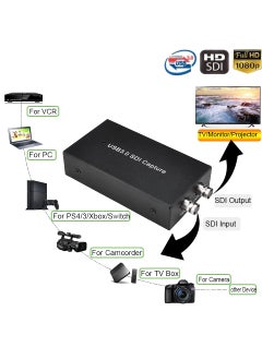 atdaraz atdaraz Video Recording Device 1080P 60fps USB 30 UVC SDI HD Game Video Recording Device Live Streaming Windows Linux OS X System  - Image 3