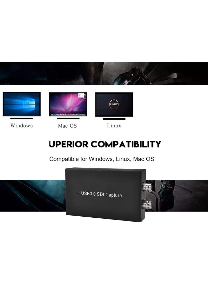 atdaraz - atdaraz Video Recording Device 1080P 60fps USB 30 UVC SDI HD Game Video Recording Device Live Streaming Windows Linux OS X System - Image 1