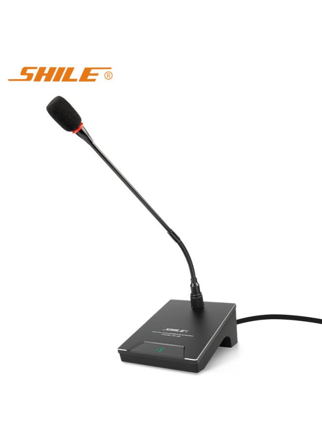 Shile Ye-05 Wired Microphone For Conference Room, 6.35mm Jack, Amplifier And Mixer Compatible, Condenser Microphone, Single-directional Desktop Gooseneck Microphone For Meetings - Image 1