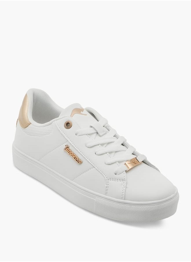 kangaROOS Women's Panelled Slip-On Sports Shoes With Metal Accent  - Image 2