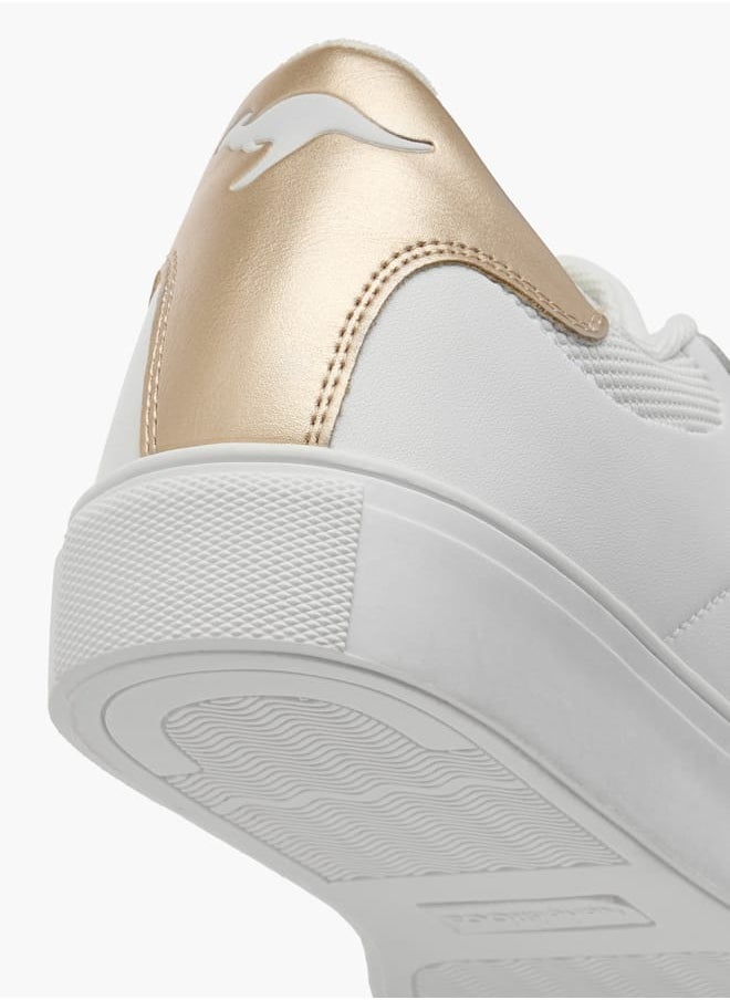 kangaROOS Women's Panelled Slip-On Sports Shoes With Metal Accent  - Image 5