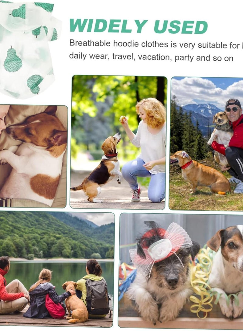GGOOT Puppy Sun Hoodie Adorable Hooded Pet Garment for Outdoor Use Breathable Summer Clothing for Dogs and Cats Eye Catching Design for Photos and Parties  - Image 4
