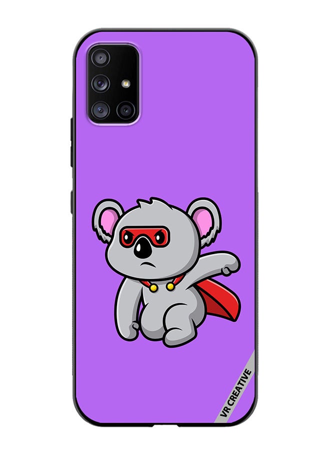 VR CREATIVE Protective Case Cover For Samsung Galaxy A71 5G Hero Coala Design Multicolour - Image 1