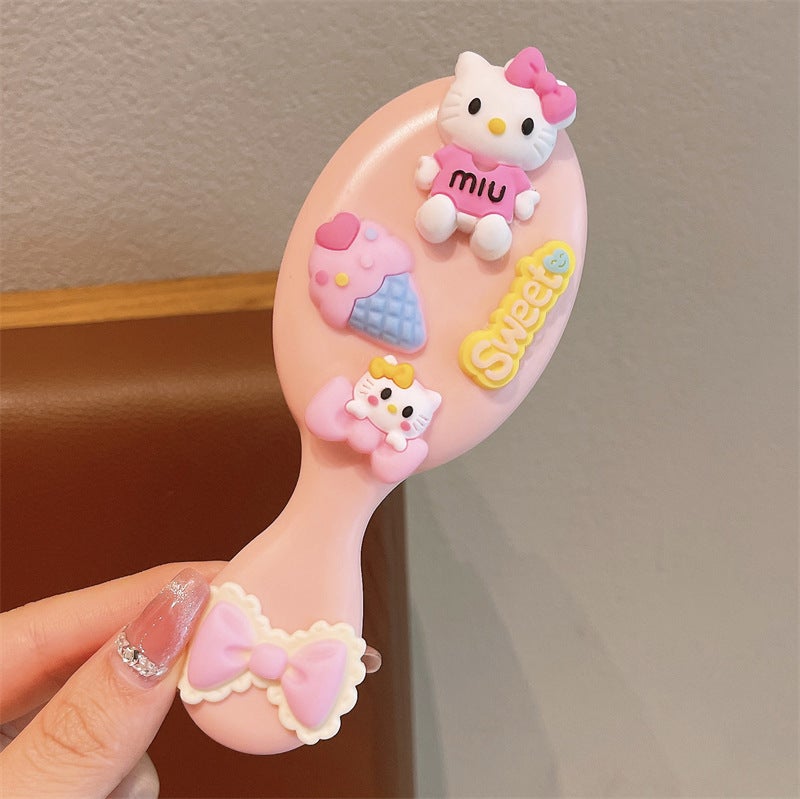 Loquat Kids Cushion Massage Comb Sanrio 06#pink KT cat