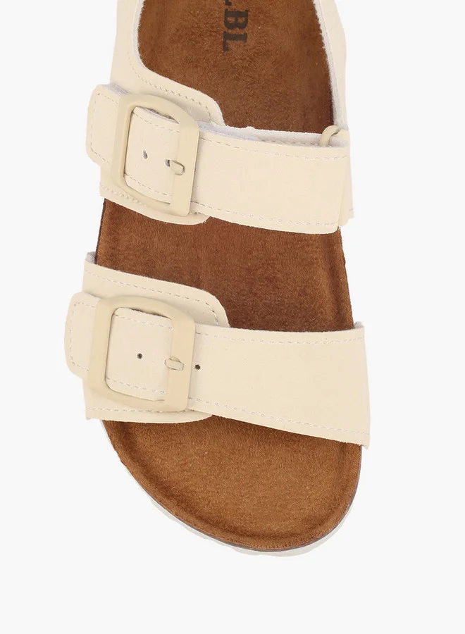 LBL by Shoexpress WHITE Boys Hook & Loop Sandals for Men | Best Price UAE