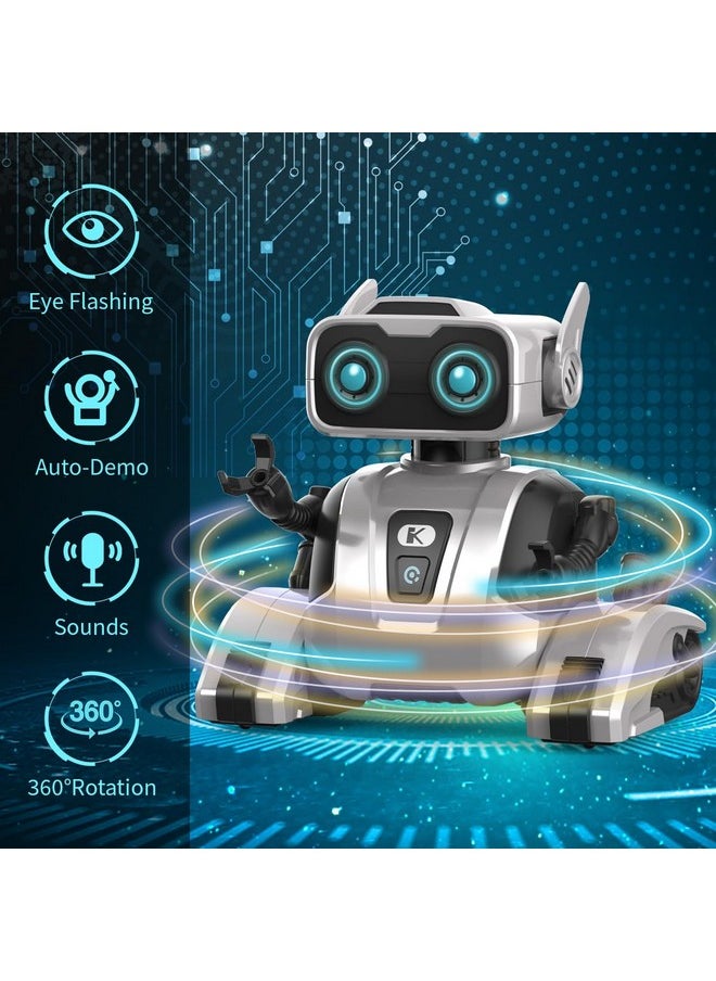 Remoking Robot Toy, Stem Remote Control Robot Toys For Kids, Educational Intelligent Rc Robots With Dance, Led Eyes, Interactive Smart Robot Toys Gifts For Boys Girls Kids 3 4 5 6 Years Old  - Image 2