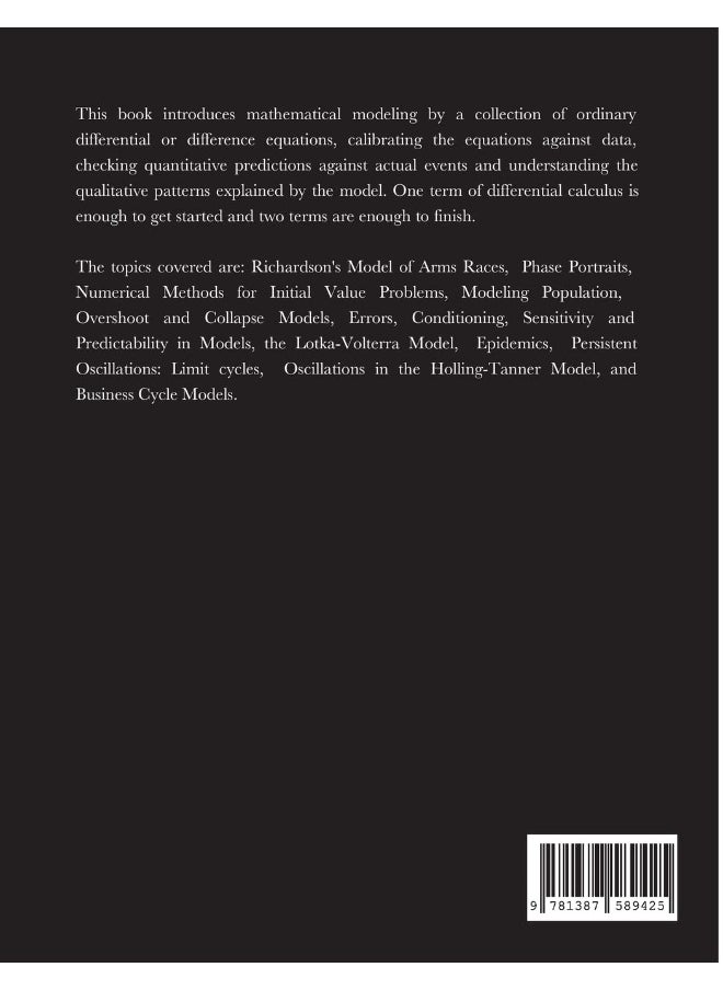 Mathematical Modeling: An Introduction  - Image 2