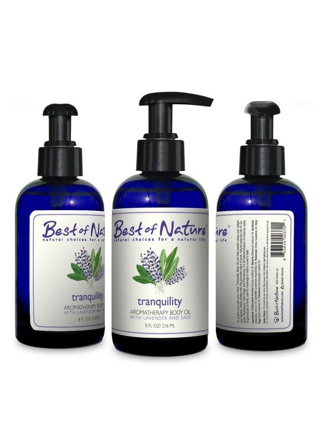 Best of Nature Tranquility Aromatherapy Body Oil 8Oz 100% Pure & Natural - Image 5