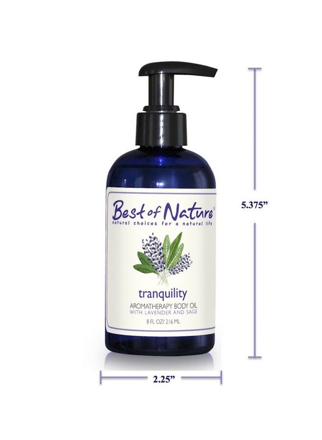 Best of Nature Tranquility Aromatherapy Body Oil 8Oz 100% Pure & Natural - Image 3
