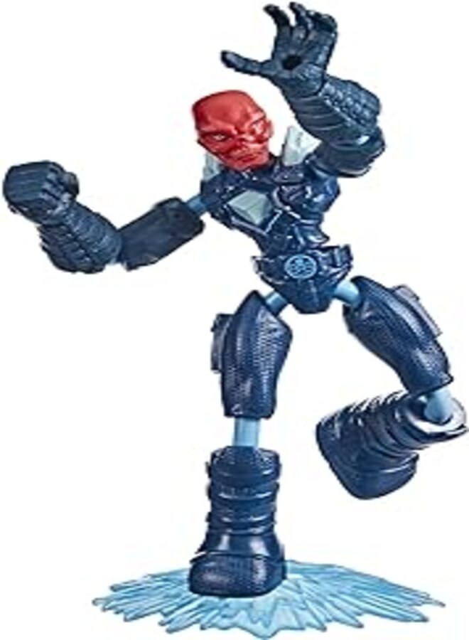 Hasbro Avengers Marvel Bend and Flex Missions Red Skull Ice Mission Action Figure, 6-Inch-Scale Bendable Toy, Toys for Kids Ages 4 and Up